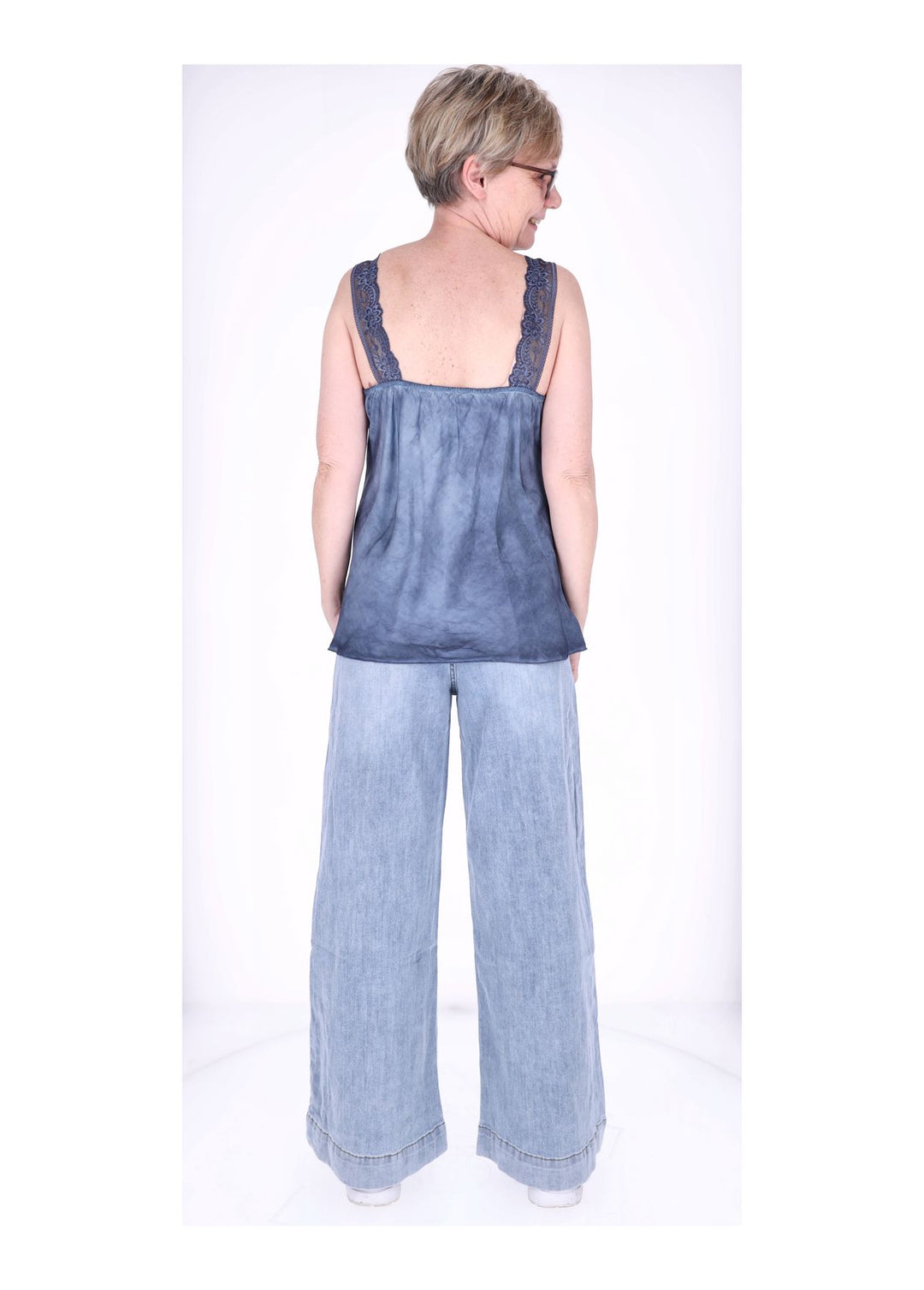 Splash of Color Damen-Top Viskose