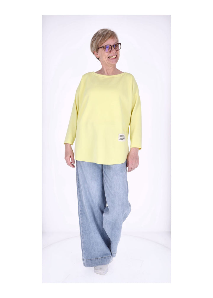 Splash of Color Longshirt Damen Oversized