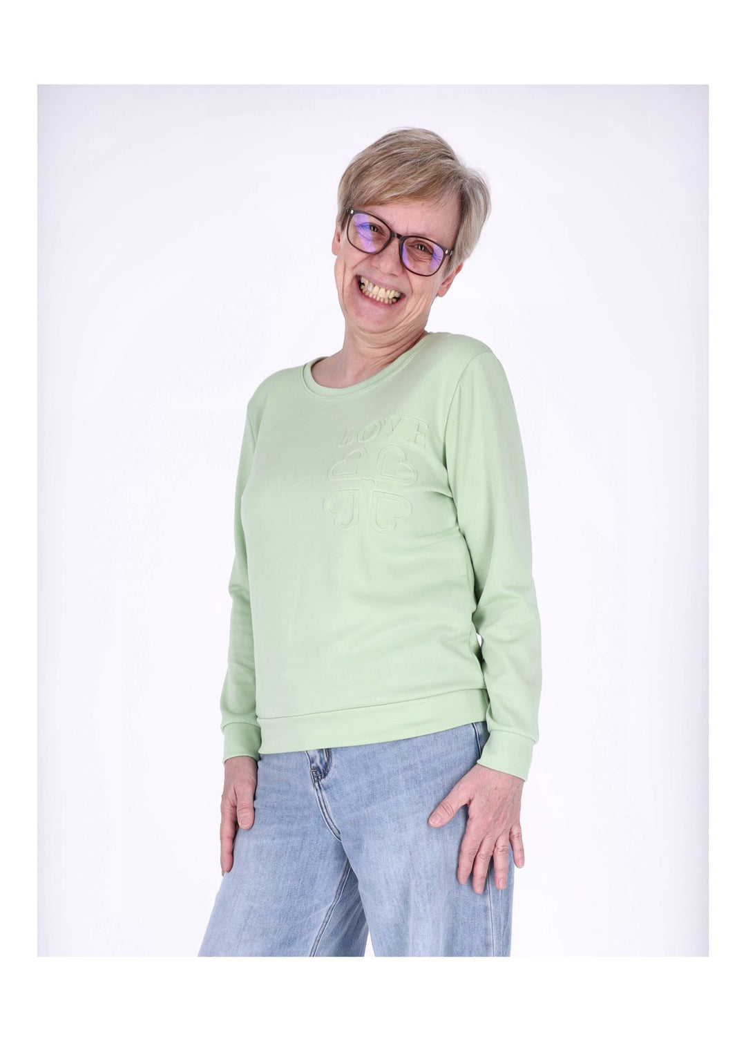 Splash of Color Damen Sweatshirt LOVE