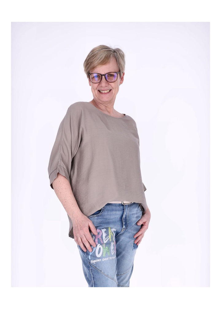 Splash of Color Raglan Oversized T-Shirt