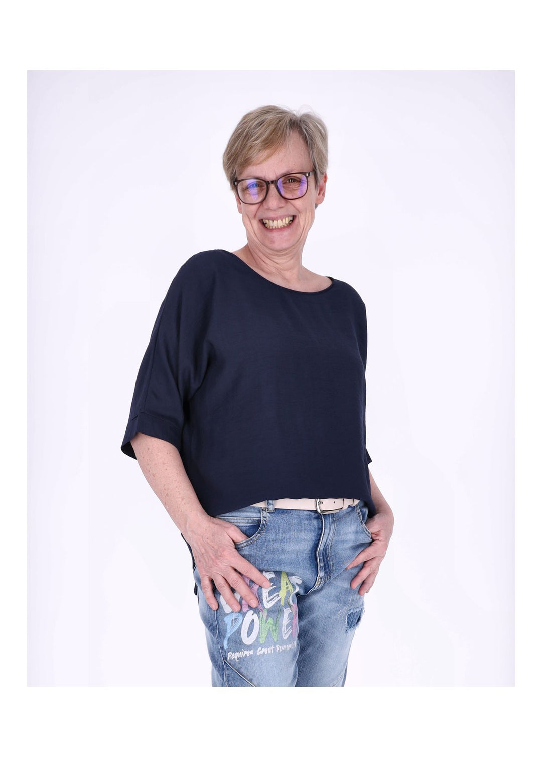 Splash of Color Raglan Oversized T-Shirt