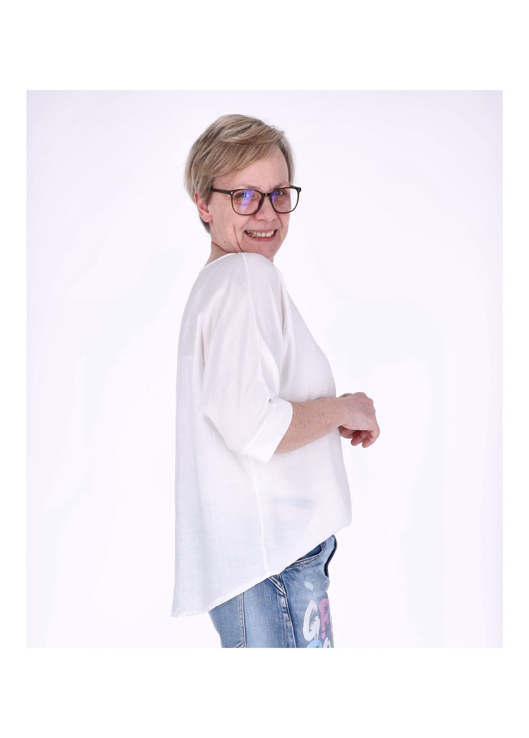 Splash of Color Raglan Oversized T-Shirt