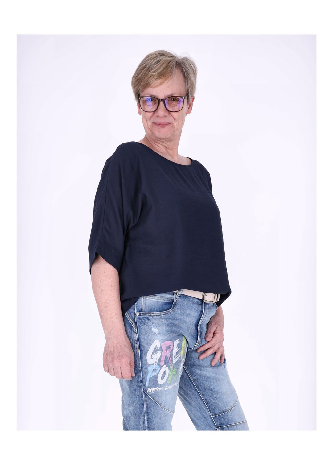 Splash of Color Raglan Oversized T-Shirt