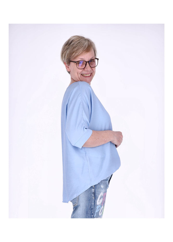 Splash of Color Raglan Oversized T-Shirt