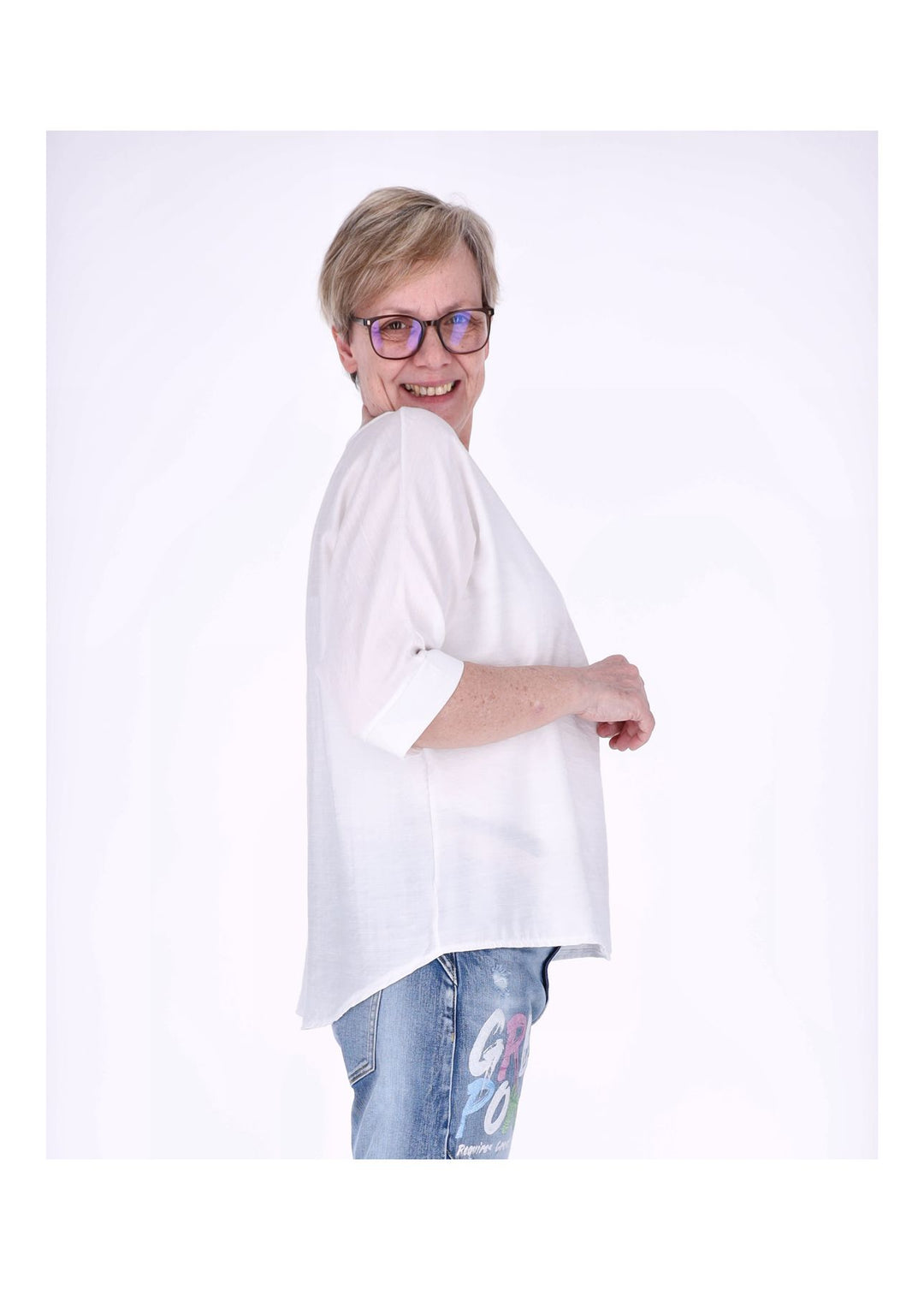 Splash of Color Raglan Oversized T-Shirt