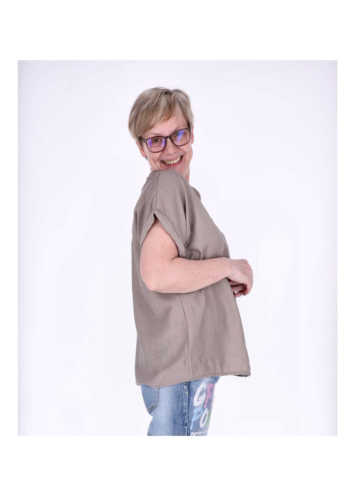Splash of Color Damen T-Shirt V-Ausschnitt