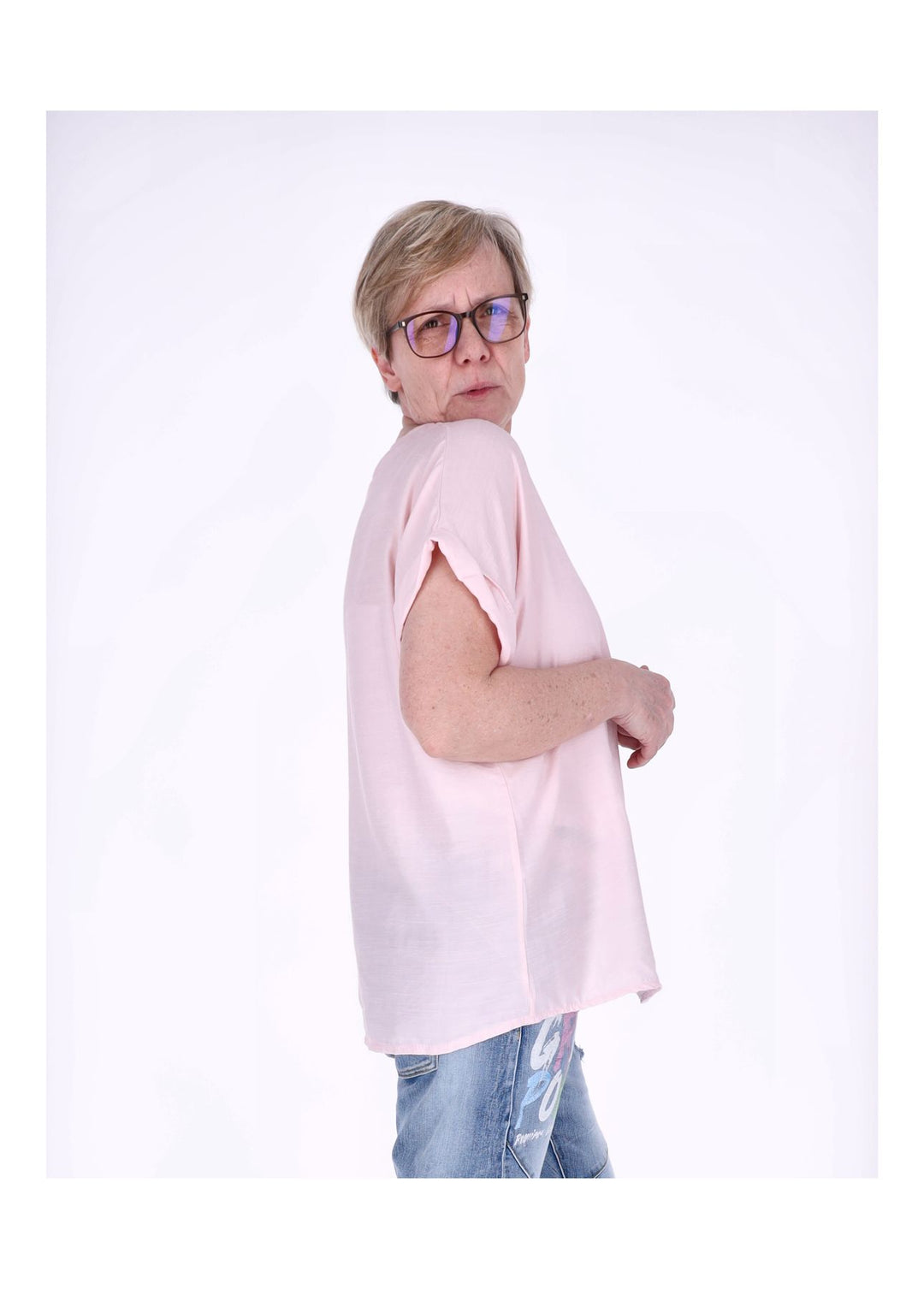 Splash of Color Damen T-Shirt V-Ausschnitt