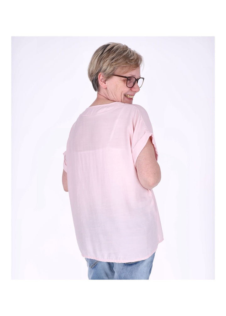 Splash of Color Damen T-Shirt V-Ausschnitt