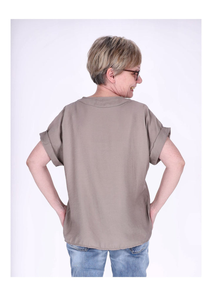 Splash of Color Damen T-Shirt V-Ausschnitt