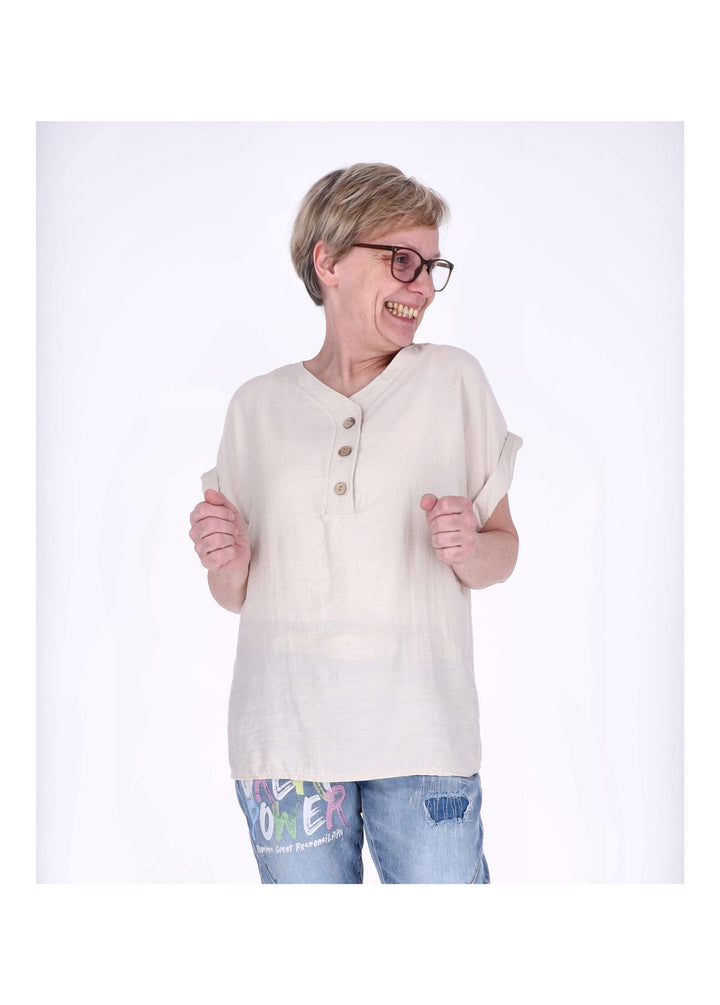 Splash of Color Damen T-Shirt V-Ausschnitt