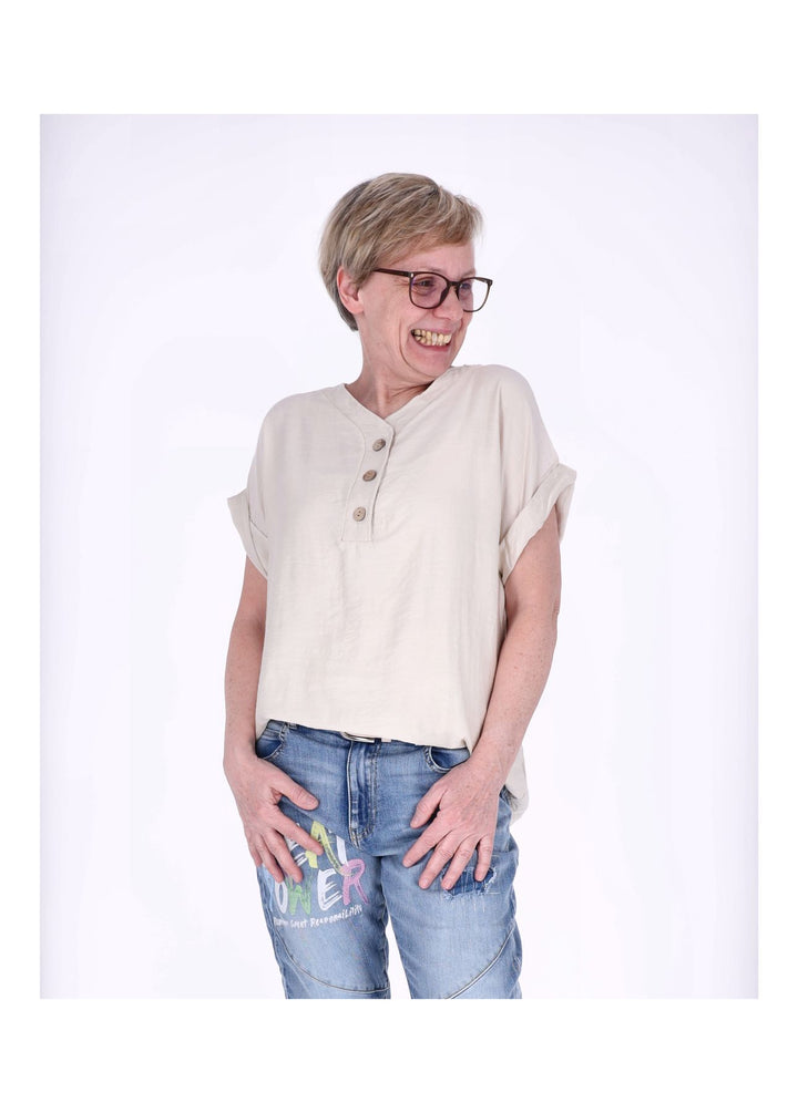 Splash of Color Damen T-Shirt V-Ausschnitt