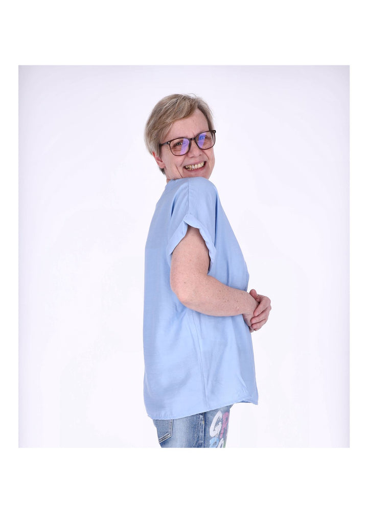 Splash of Color Damen T-Shirt V-Ausschnitt