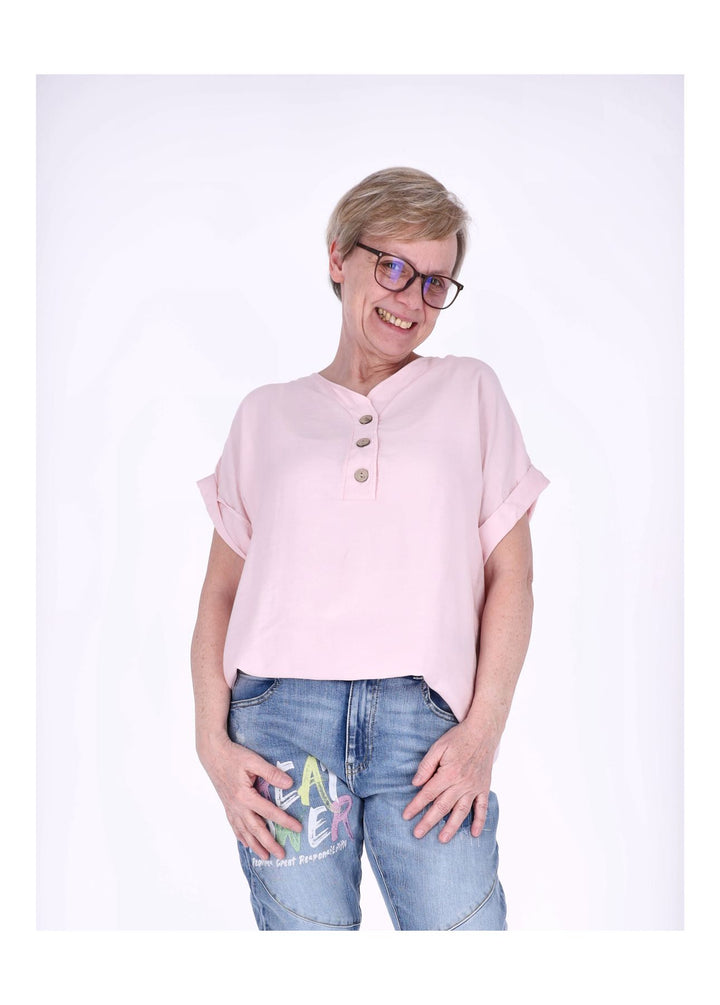 Splash of Color Damen T-Shirt V-Ausschnitt