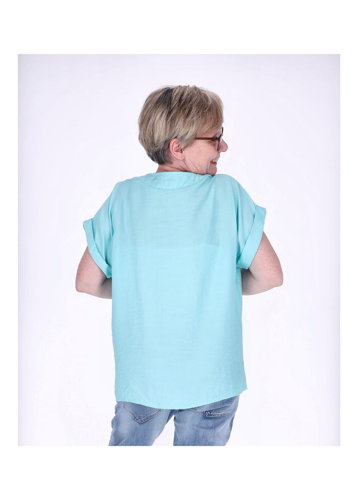 Splash of Color Damen T-Shirt V-Ausschnitt