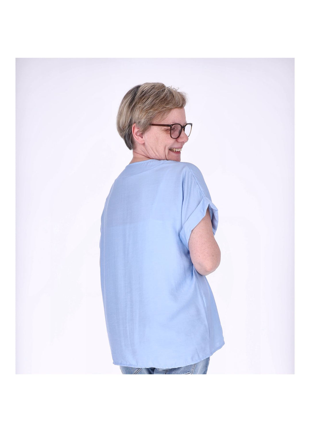 Splash of Color Damen T-Shirt V-Ausschnitt