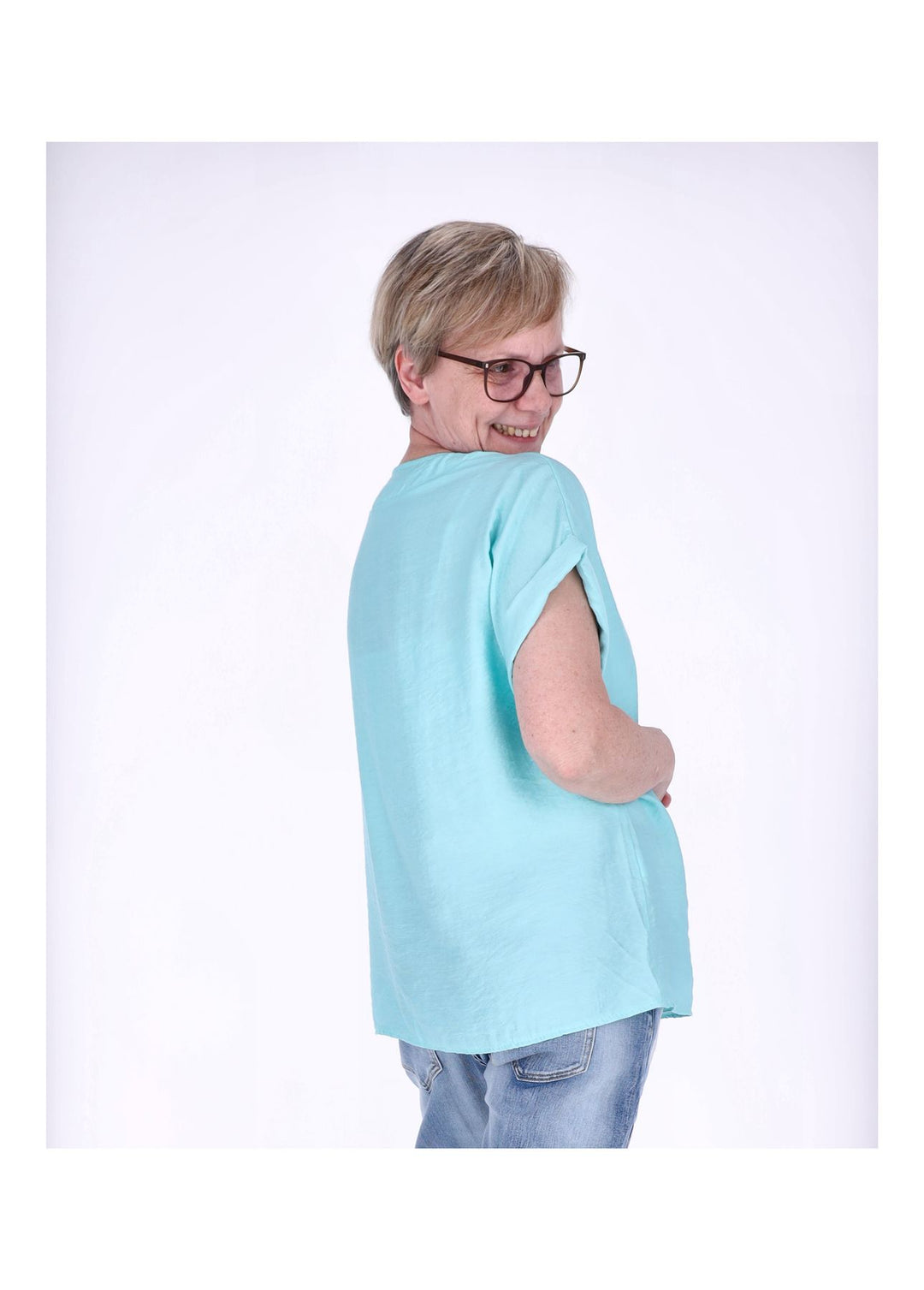 Splash of Color Damen T-Shirt V-Ausschnitt