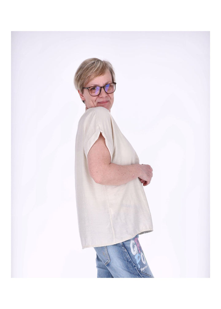 Splash of Color Damen T-Shirt V-Ausschnitt