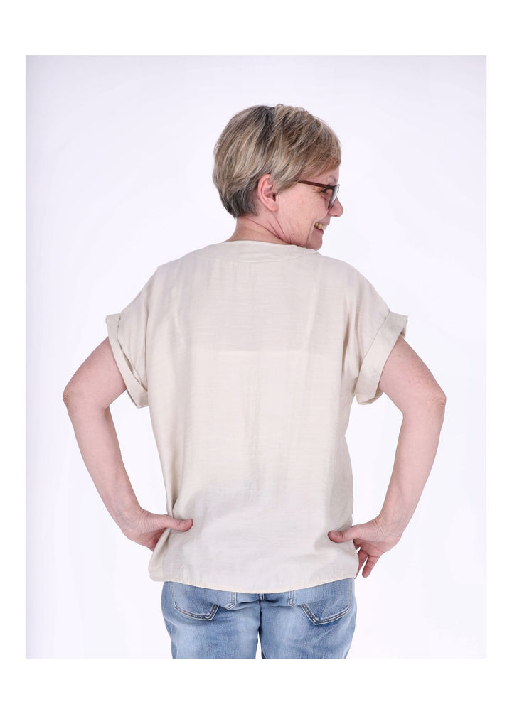 Splash of Color Damen T-Shirt V-Ausschnitt