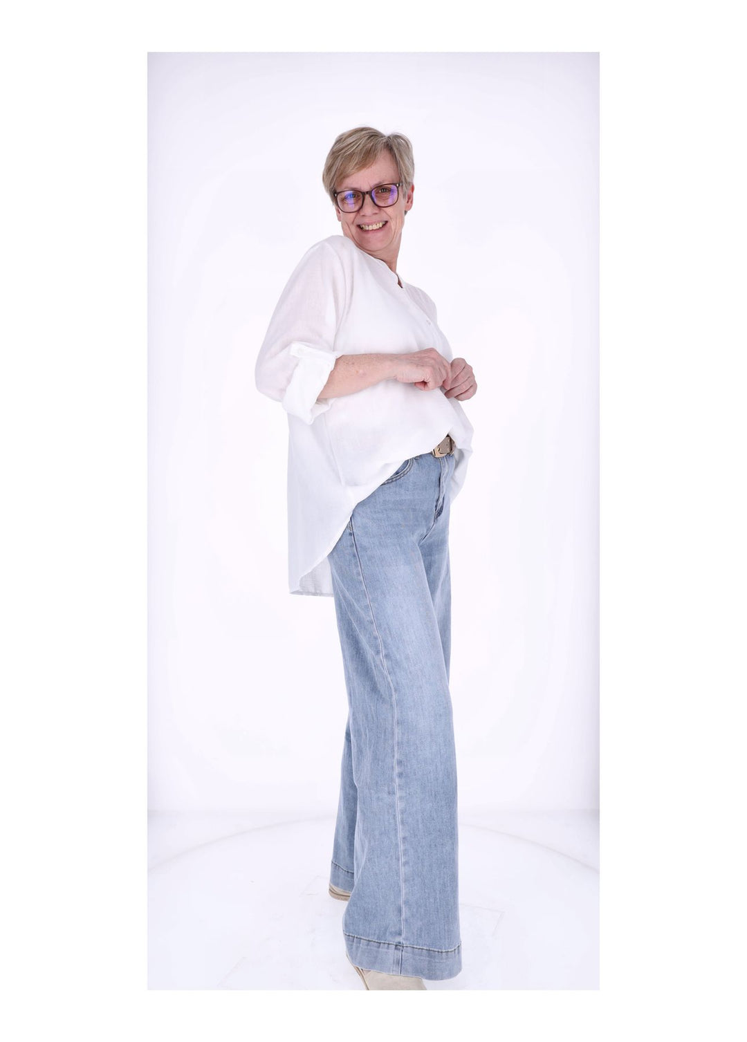 Splash of Color Blusenshirt Damen