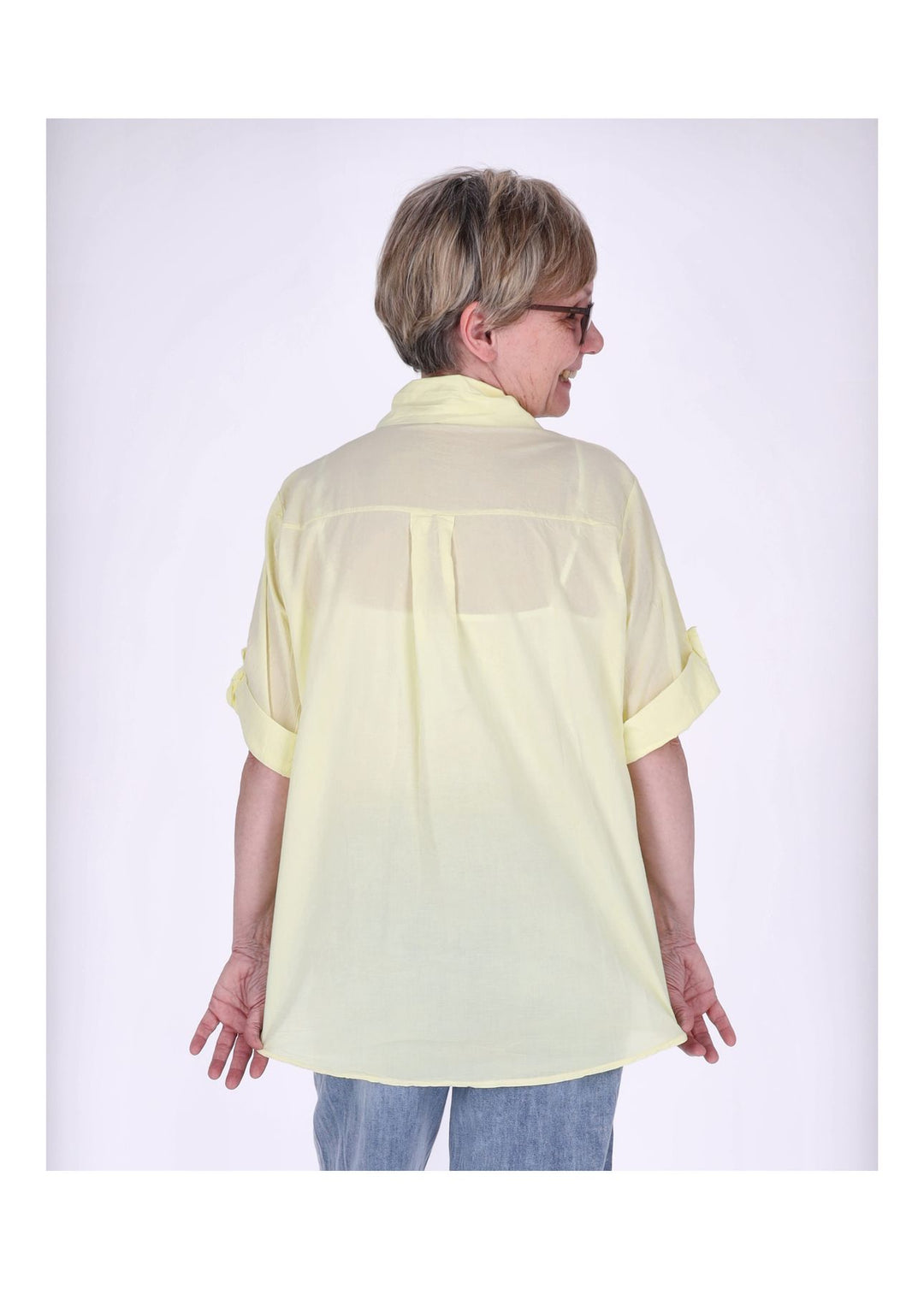 Splash of Color Bluse Damen Baumwolle