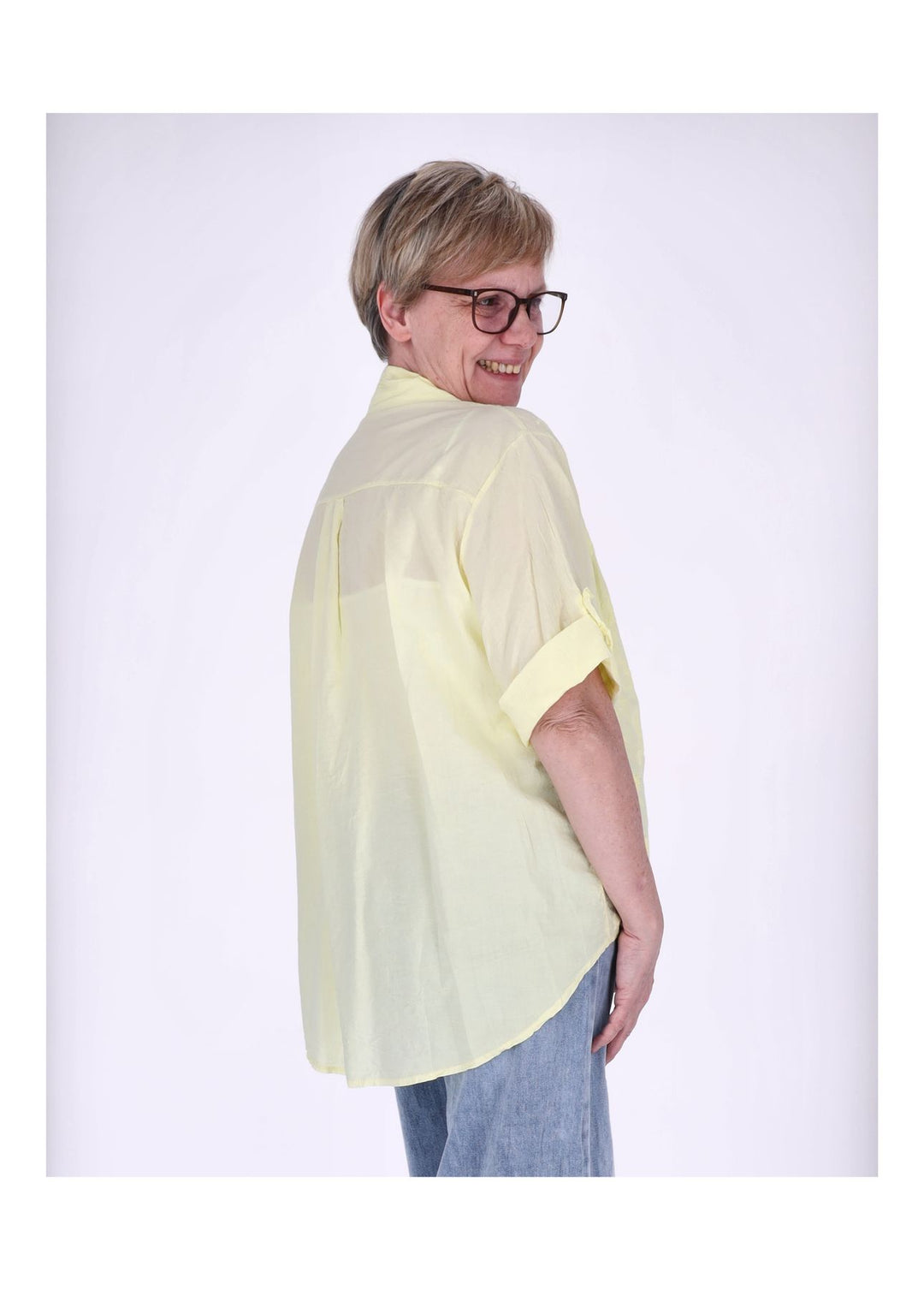 Splash of Color Bluse Damen Baumwolle
