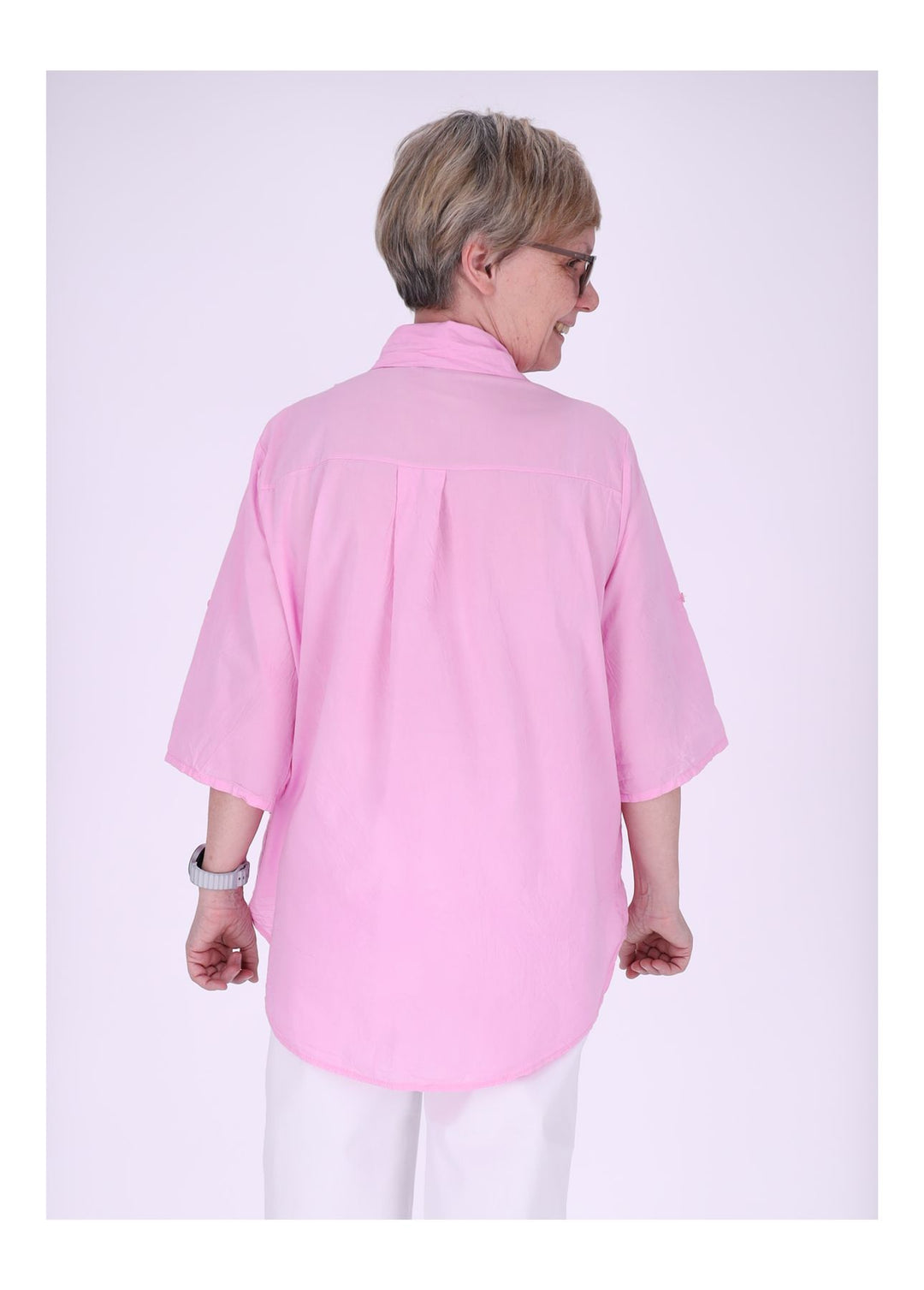Splash of Color Bluse Damen Baumwolle