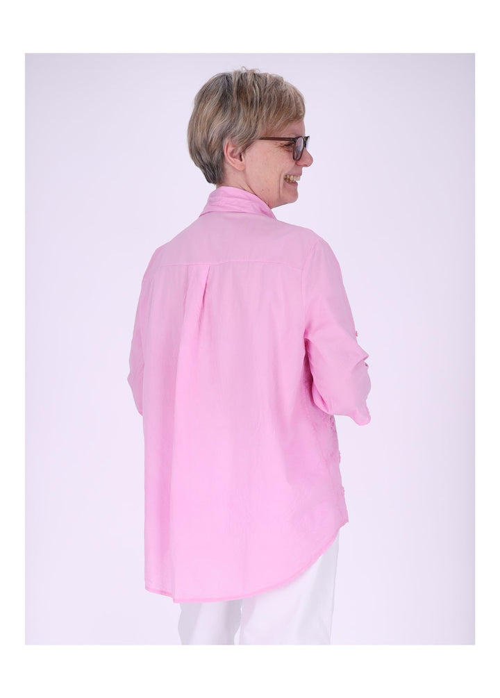 Splash of Color Bluse Damen Baumwolle