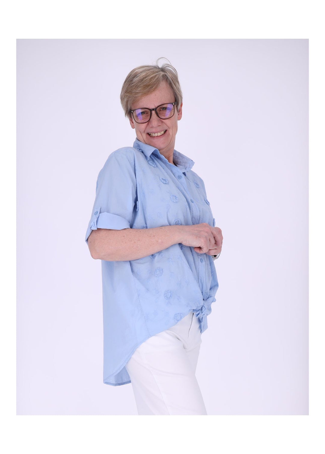 Splash of Color Blusenshirt Damen