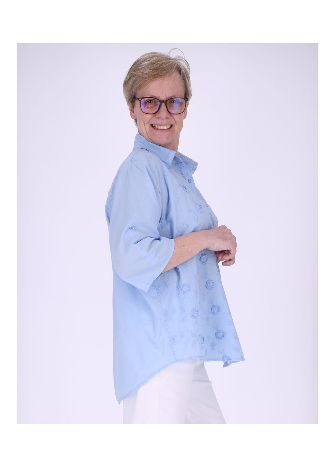 Splash of Color Blusenshirt Damen