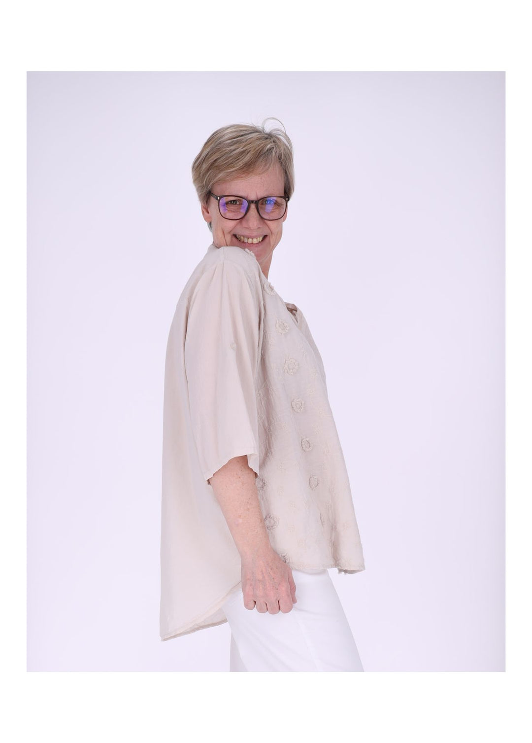 Splash of Color Blusenshirt Damen