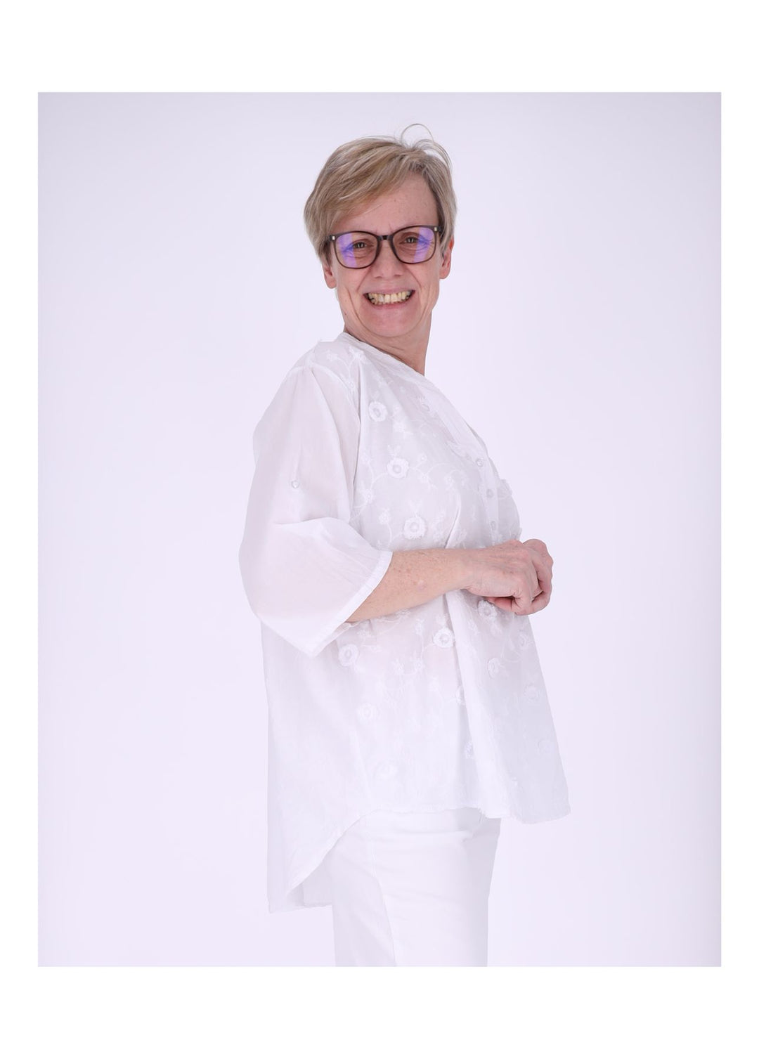 Splash of Color Blusenshirt Damen