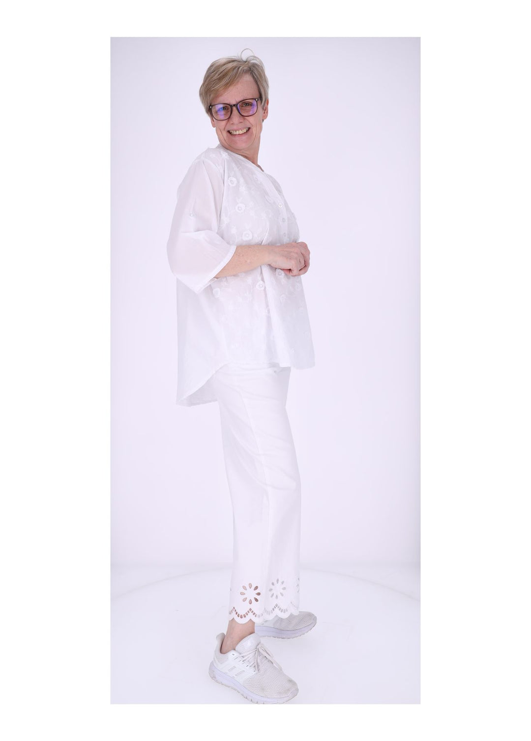 Splash of Color Blusenshirt Damen