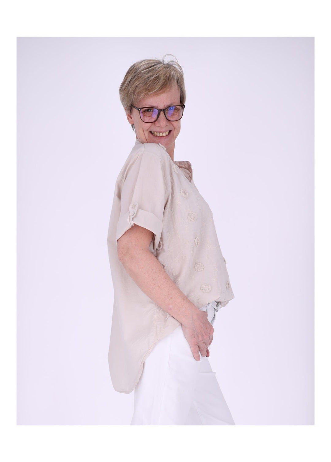 Splash of Color Blusenshirt Damen