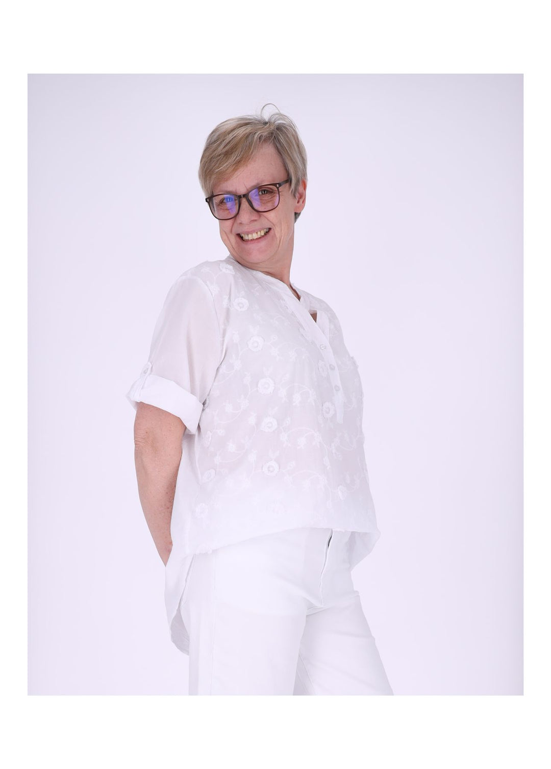 Splash of Color Blusenshirt Damen