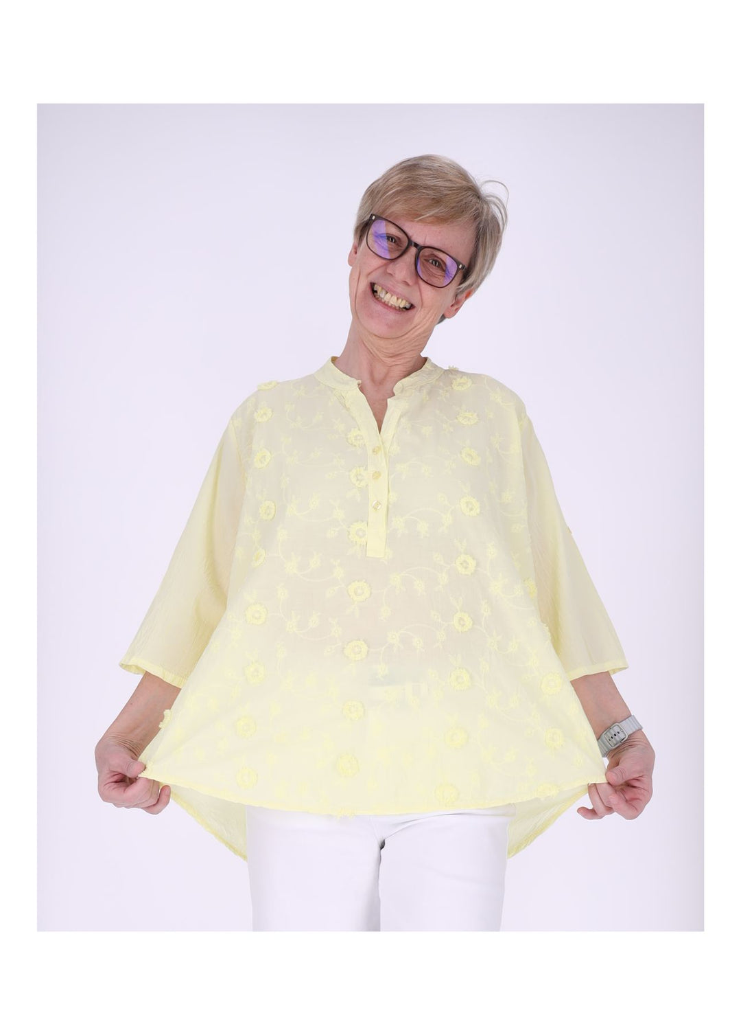 Splash of Color Blusenshirt Damen