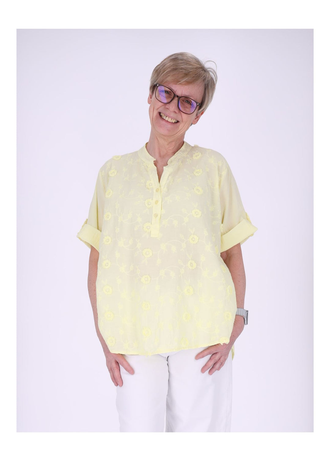 Splash of Color Blusenshirt Damen