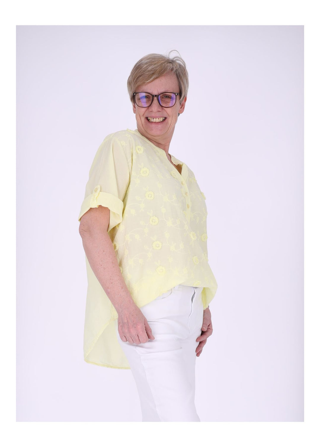 Splash of Color Blusenshirt Damen