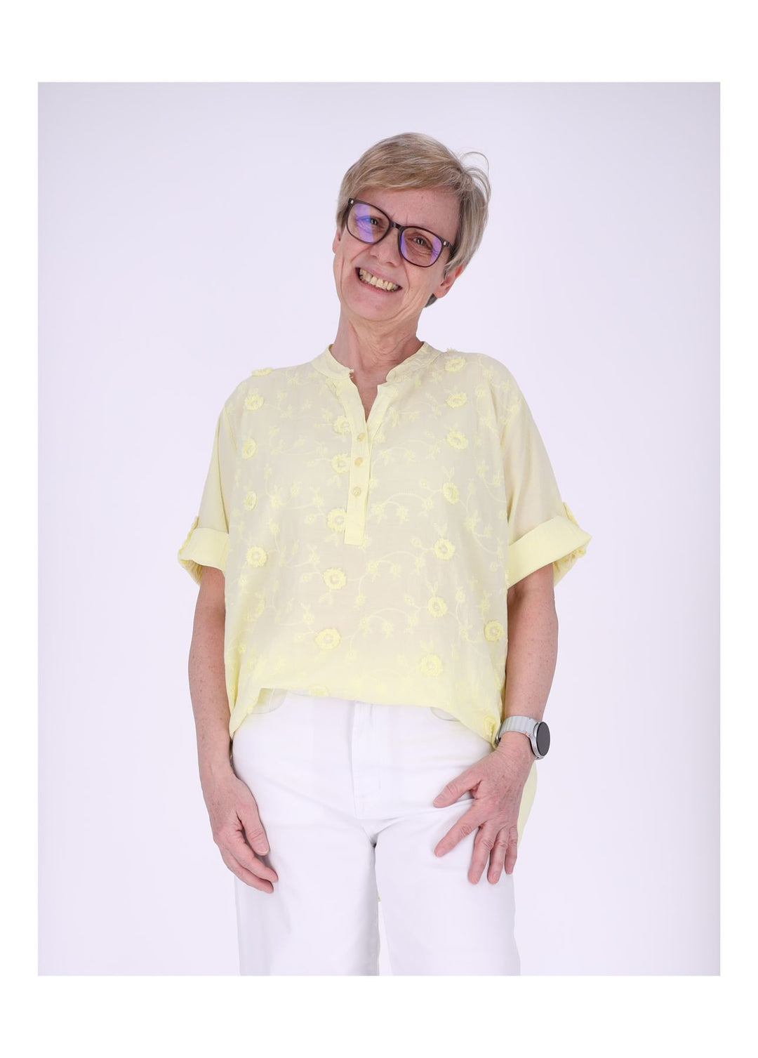 Splash of Color Blusenshirt Damen
