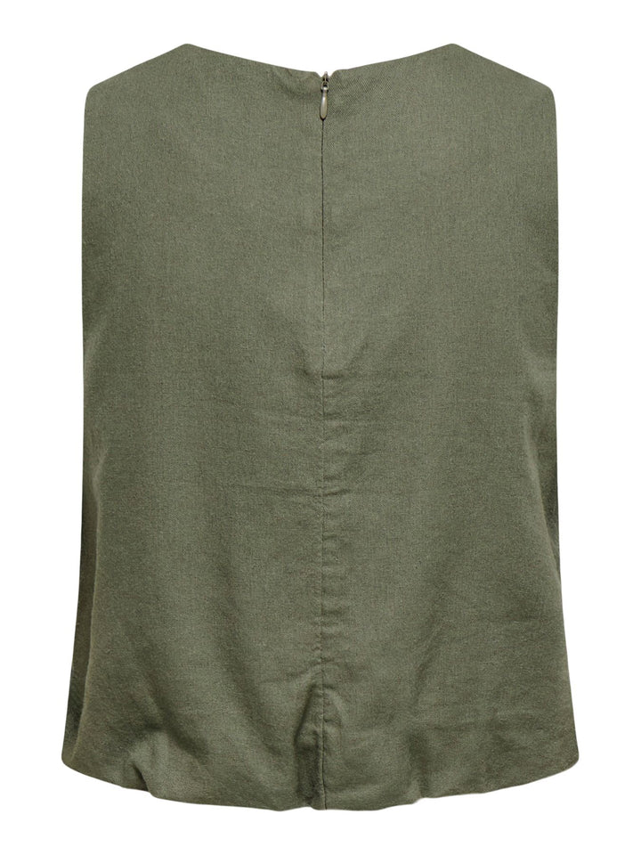 ONLY Leinen Ballonärmel Top