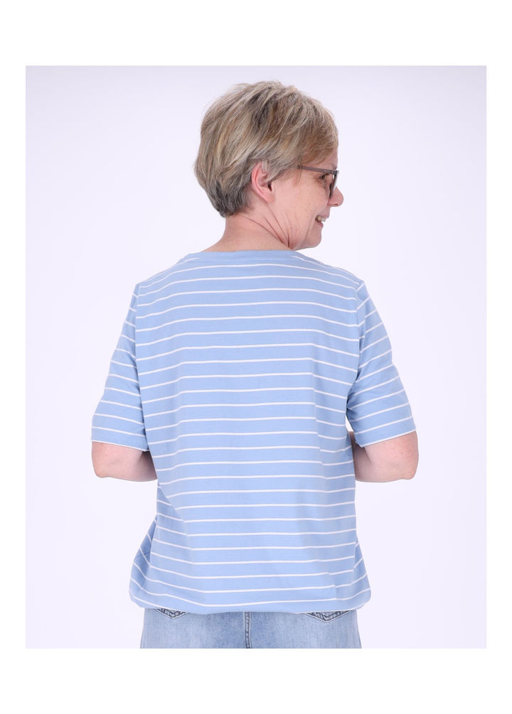 TARA M Damen T-Shirt gestreift