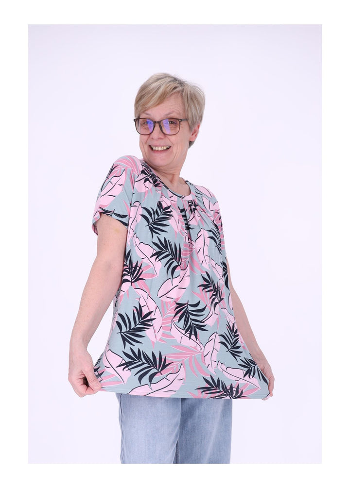 New View T-Shirt Damen Raglan