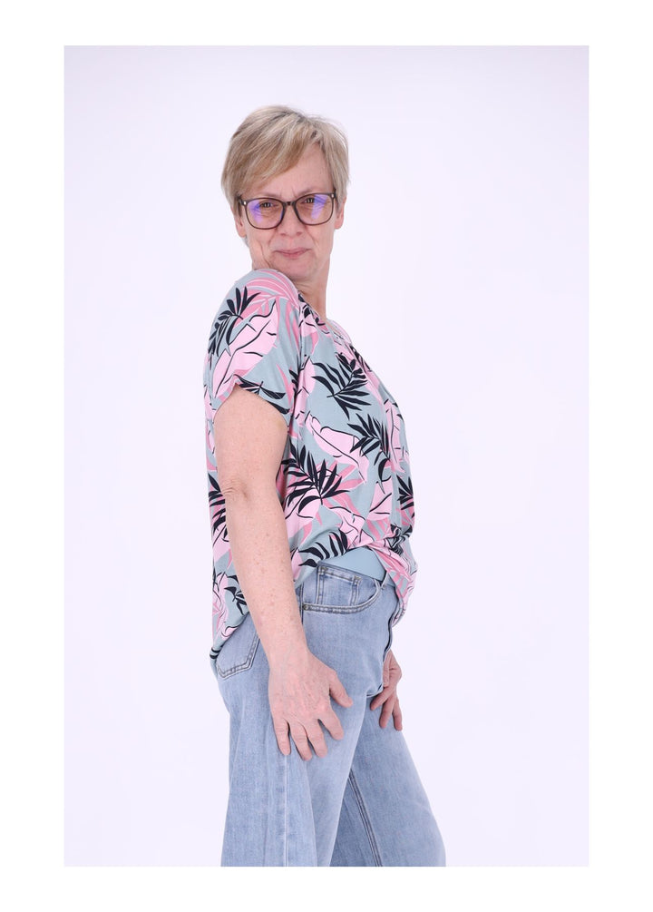 New View T-Shirt Damen Raglan