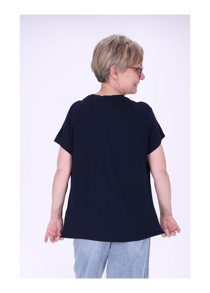 New View T-Shirt Damen Raglan