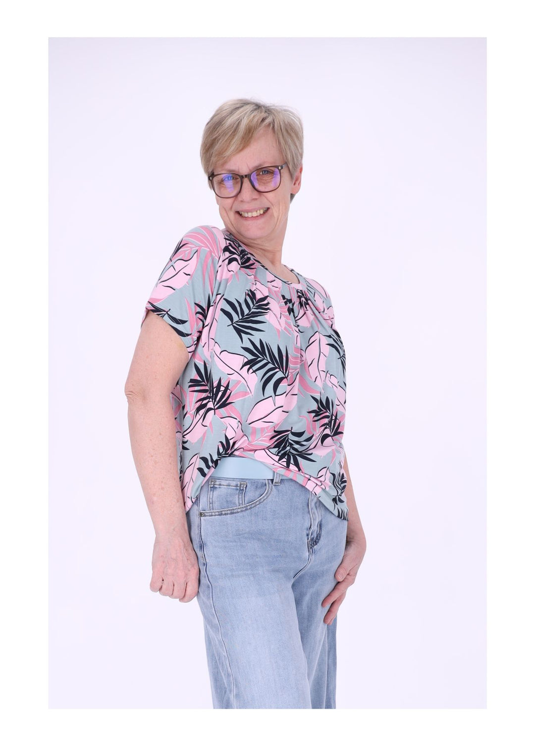 New View T-Shirt Damen Raglan