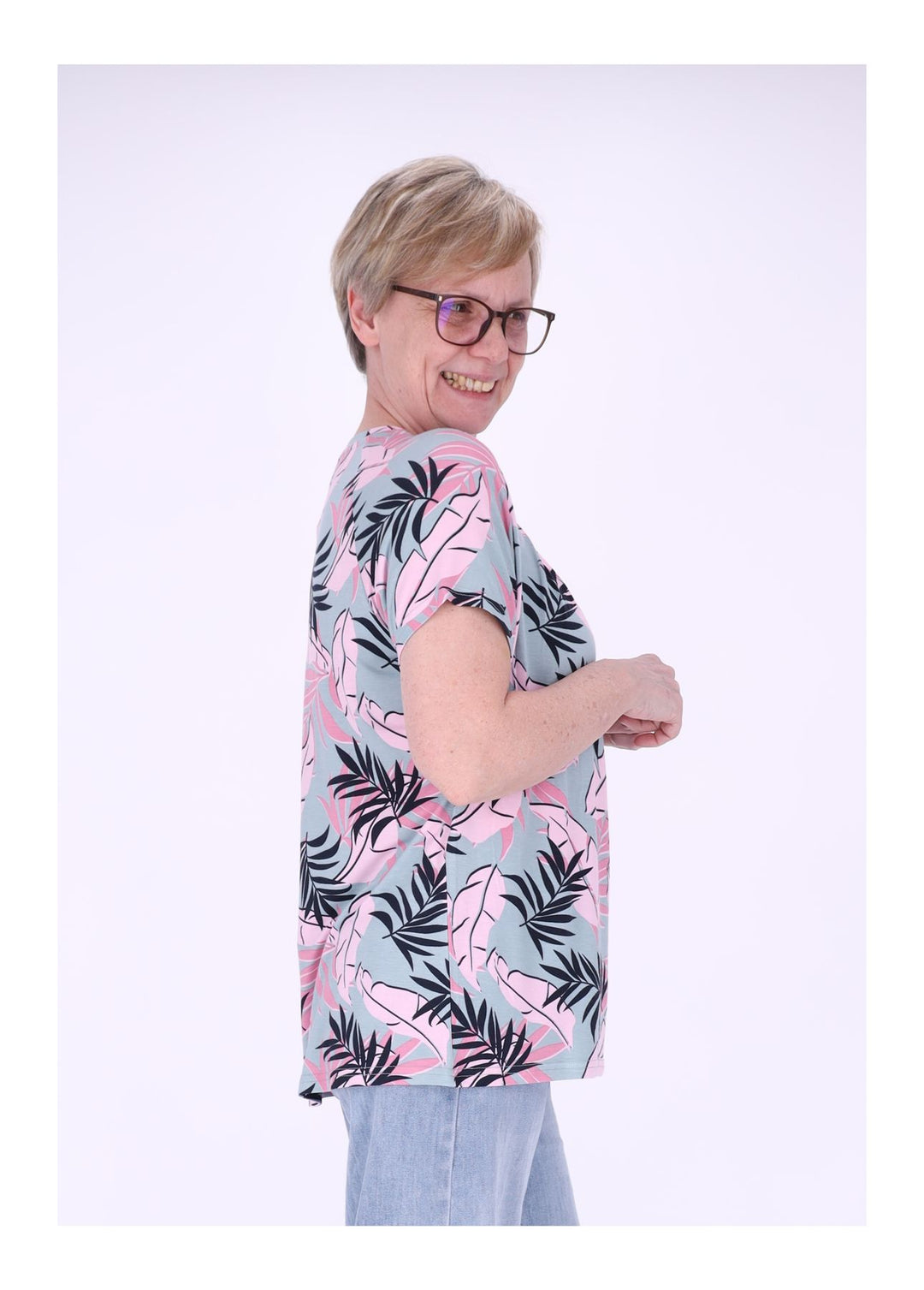 New View T-Shirt Damen Raglan