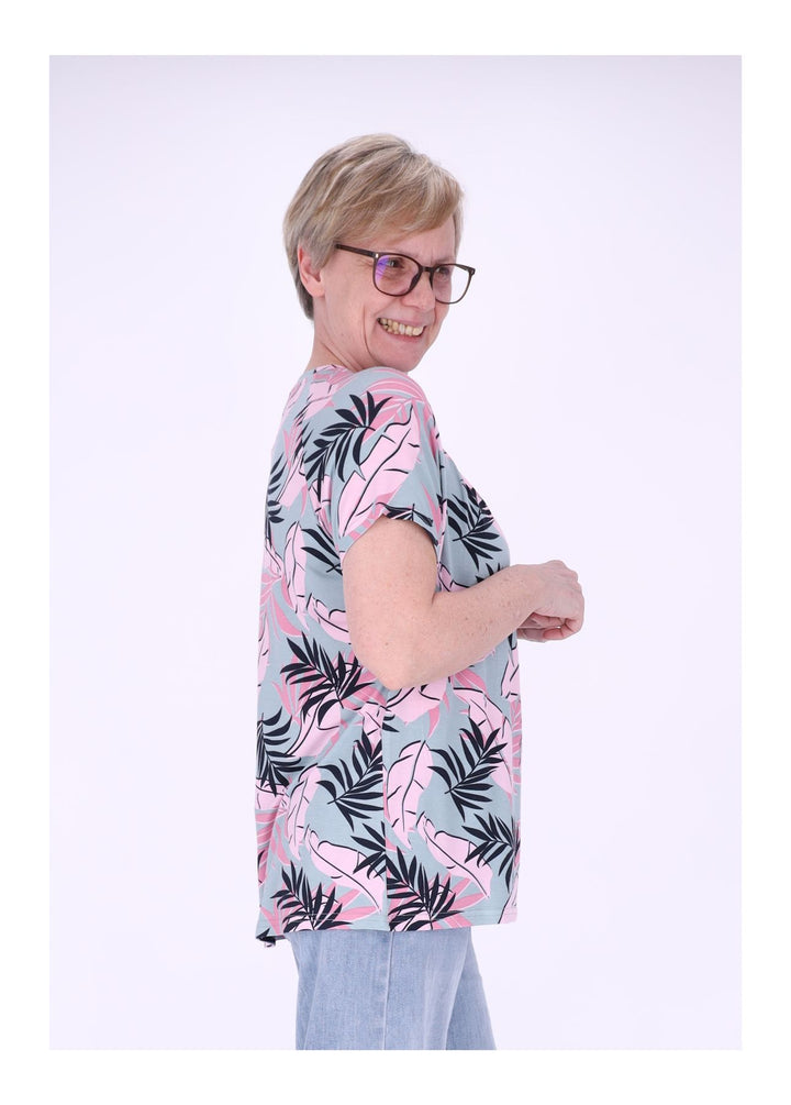 New View T-Shirt Damen Raglan