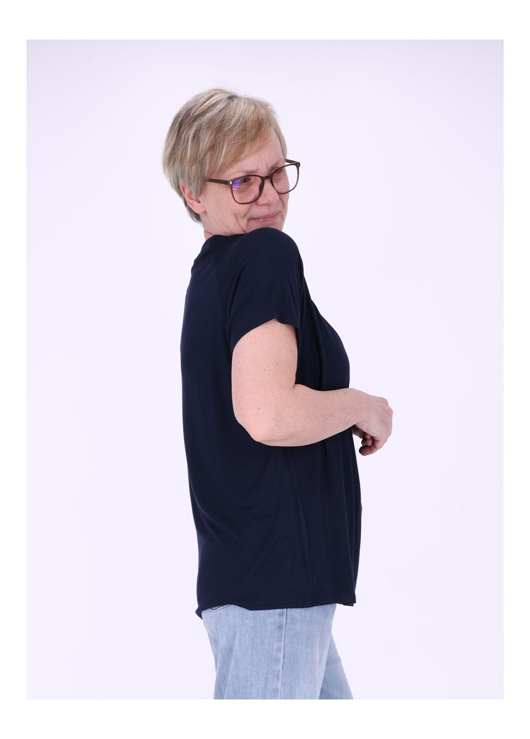 New View T-Shirt Damen Raglan