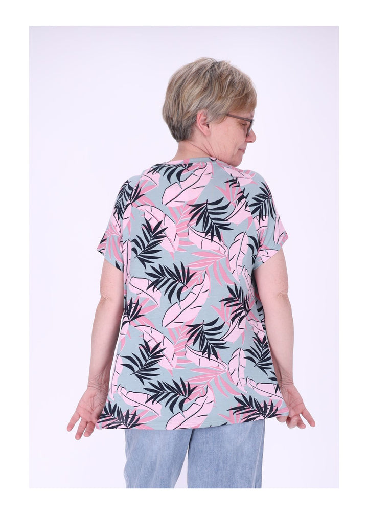 New View T-Shirt Damen Raglan