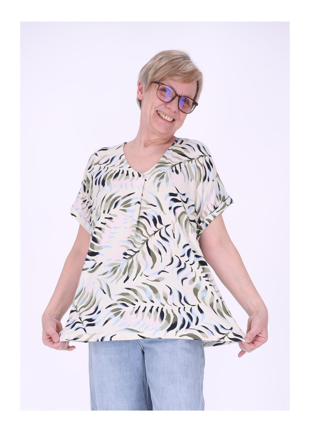 New View Tunikashirt Damen Viskose