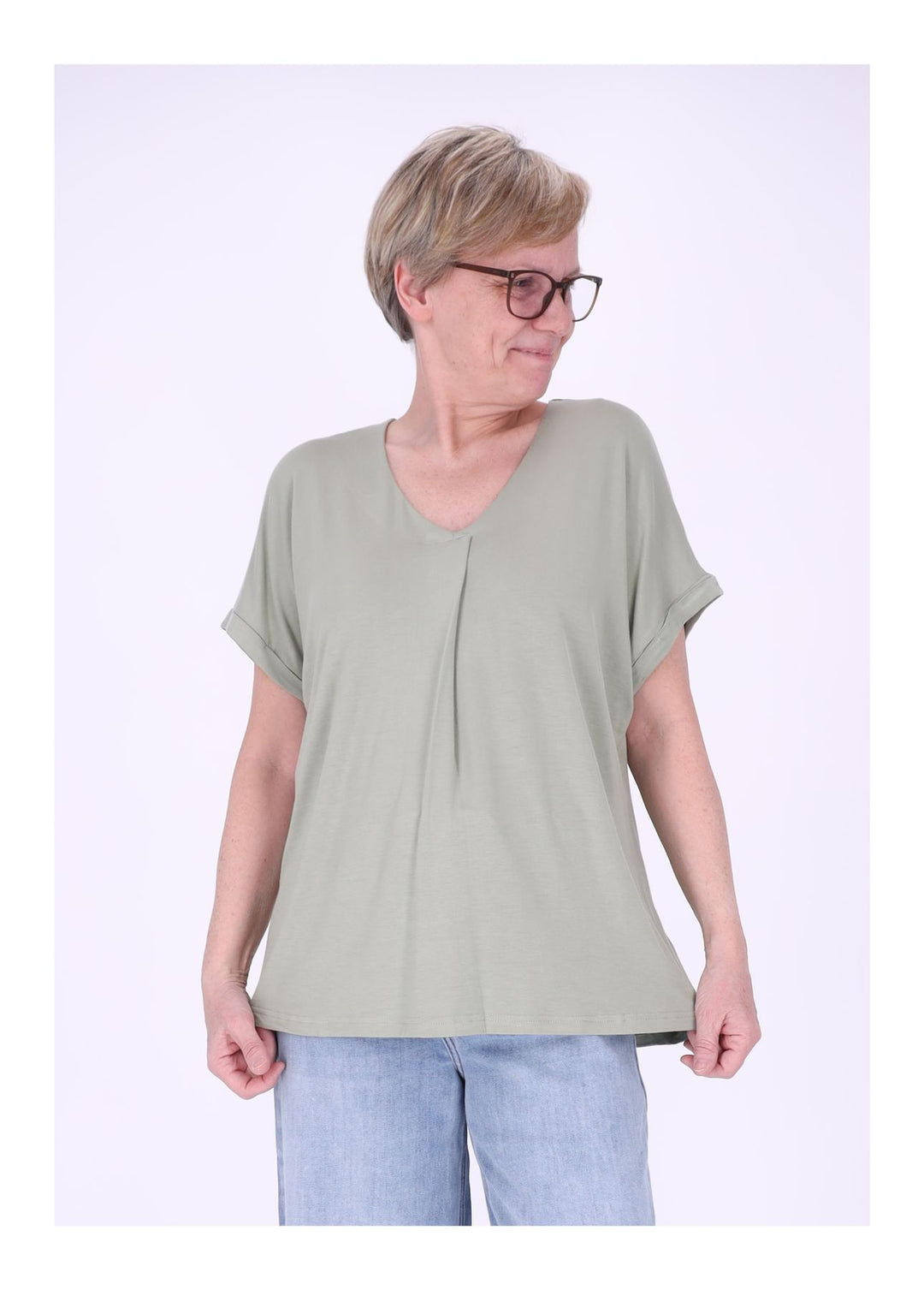 New View Tunikashirt Damen Viskose
